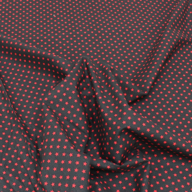 Premium 100% Quilting Cotton 45’ Wide Red Star - Pound A Metre