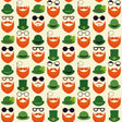 Premium Quality 100% Quilting Cotton - Irish Luck Range - Irish Hipster - 45’ Wide - Pound A Metre