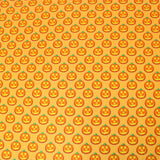 Premium Quality 100% Quilting Halloween Cotton 45' Wide Orange Pumpkin - Pound A Metre