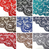 Premium Quality Soft Rachel Corded Lace Fabric 60" Wide - Variations Available - Pound A Metre