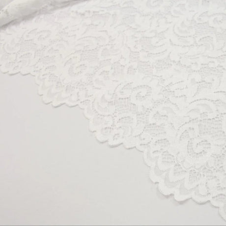 Premium Quality Soft Rachel Corded Lace Fabric 60" Wide - Variations Available - Pound A Metre