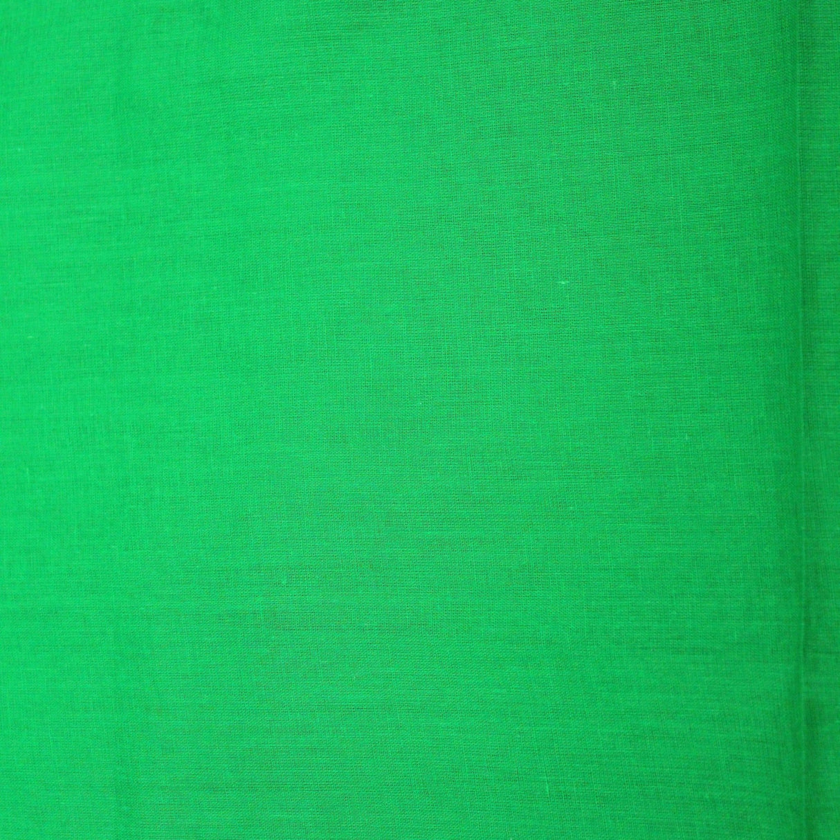 Soft Cotton Muslin - Green (Colour: 127) 44" Wide - Pound A Metre